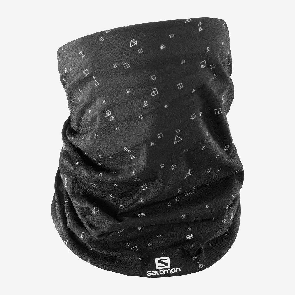SALOMON NECK&HEAD LIGHT GAITER Philippines - Men's Headwear - Black | 814035-UKN
